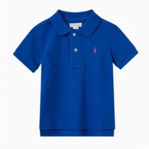 Ralph Lauren🏇Baby👶🏻Boys'👦🏻Short Sleeve Logo Polo Shirt👕Sz 12M